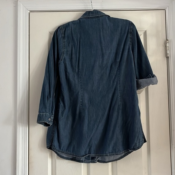 Coldwater Creek Women’s tunic shirt in Blue size PL. - Picture 2 of 12